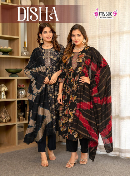 Disha Vol 2 Mystic 9 Vertican Readymade Anarkali Suits Exporter