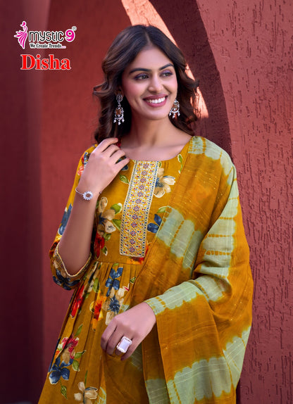 Disha Vol 3 Mystic 9 Vertican Readymade Anarkali Suits Supplier India