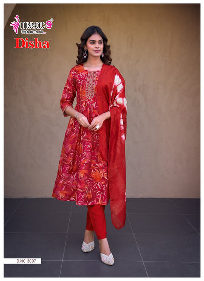 Disha Vol 3 Mystic 9 Vertican Readymade Anarkali Suits Supplier India