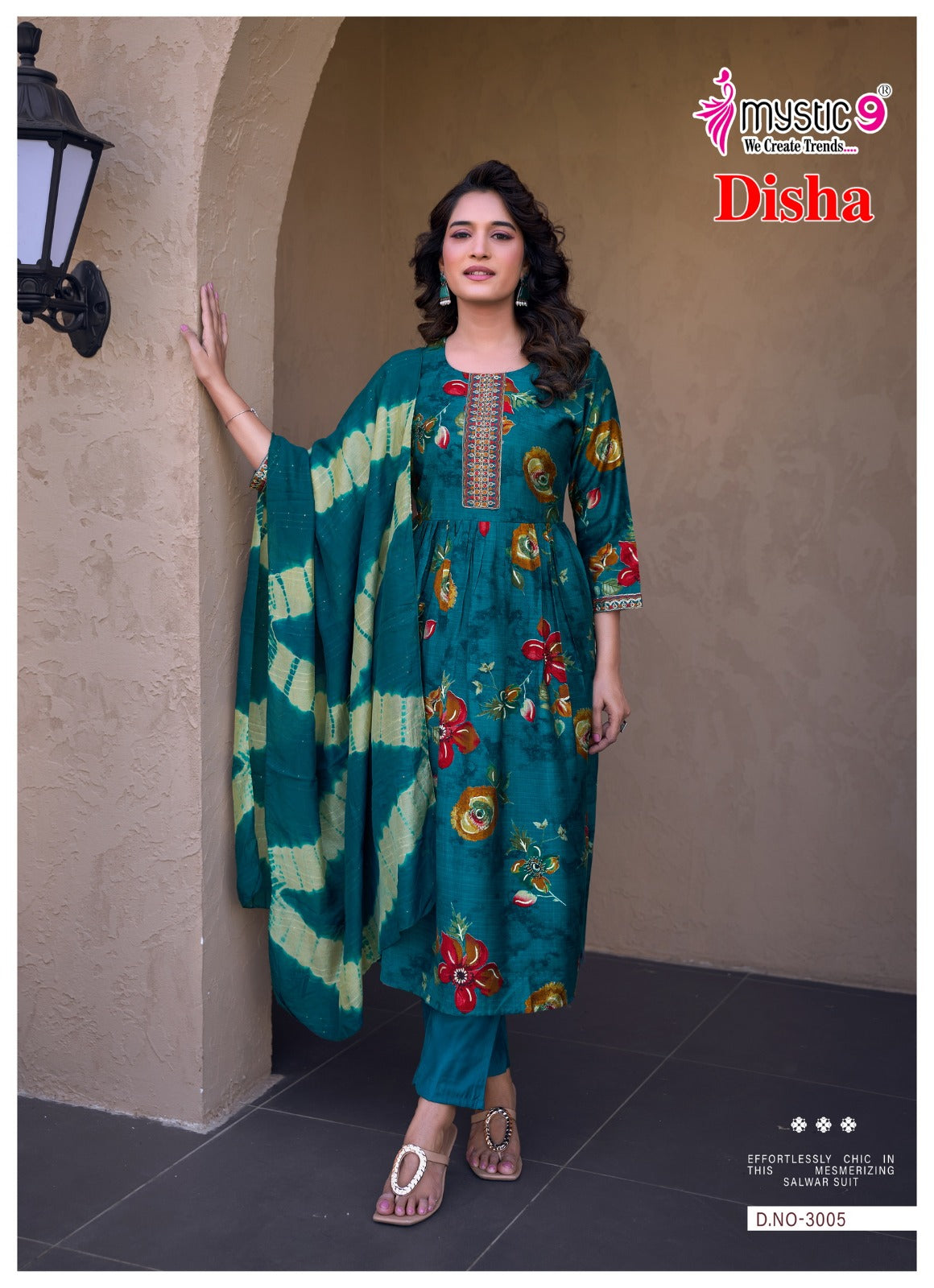 Disha Vol 3 Mystic 9 Vertican Readymade Anarkali Suits Supplier India