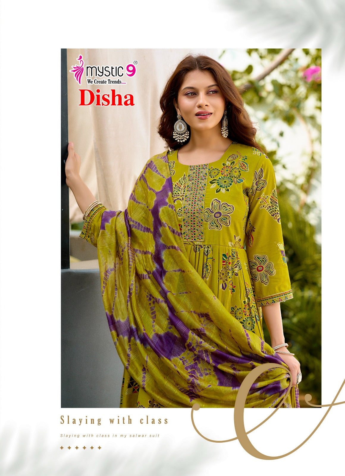 Disha Vol 4 Mystic 9 Vertican Readymade Anarkali Suits Manufacturer Gujarat