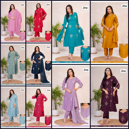 Dishita Jnx Readymade Pant Style Suits Manufacturer India