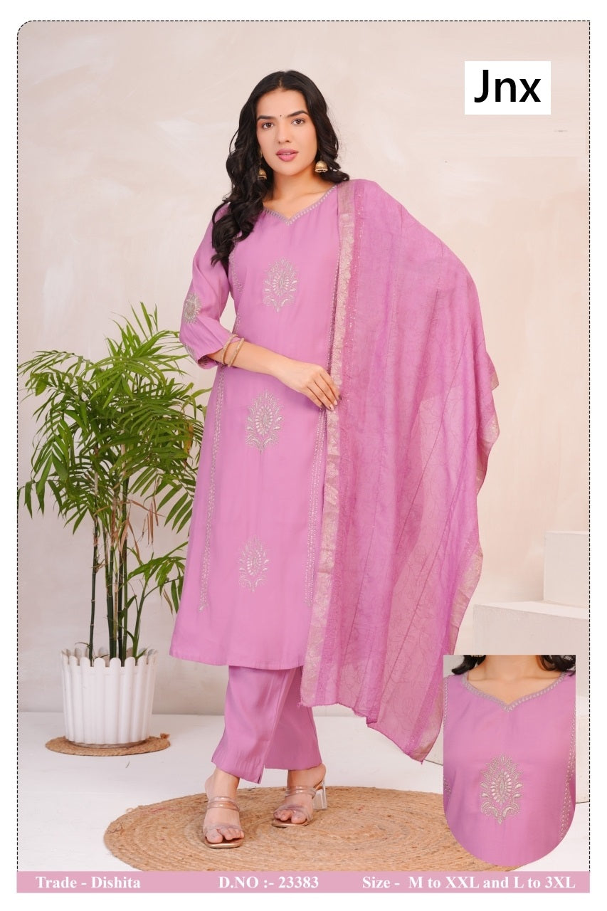 Dishita Jnx Readymade Pant Style Suits Manufacturer India