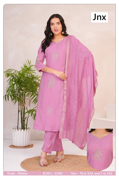 Dishita Jnx Readymade Pant Style Suits Manufacturer India