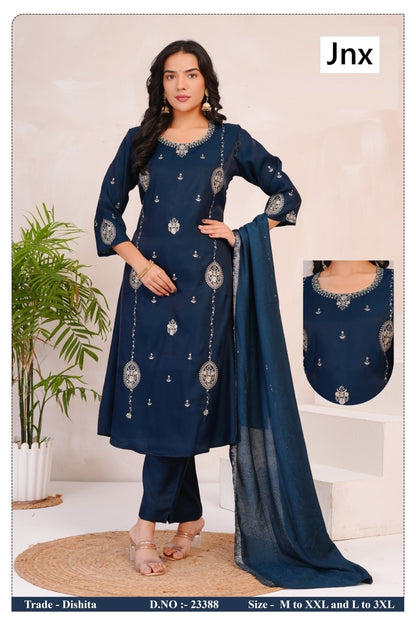 Dishita Jnx Readymade Pant Style Suits Manufacturer India