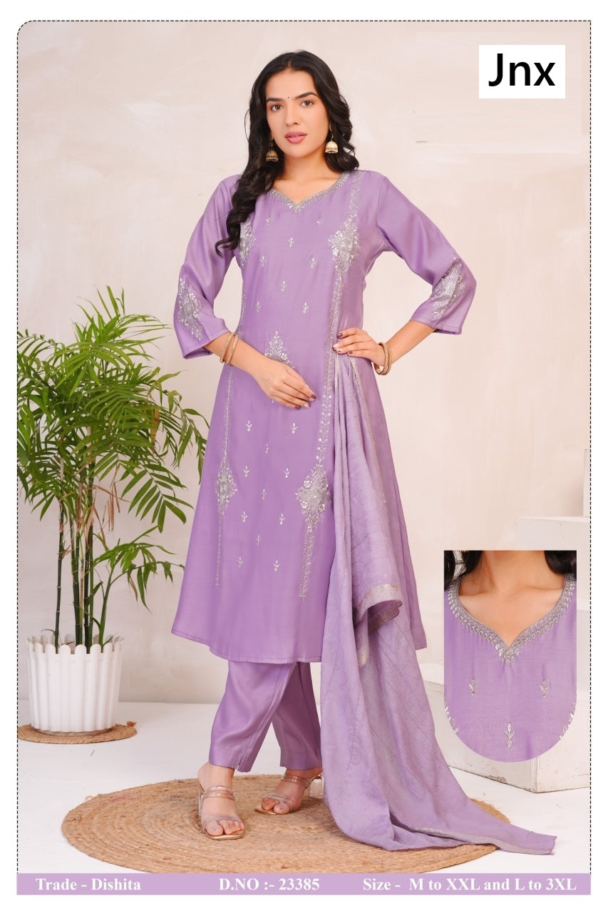 Dishita Jnx Readymade Pant Style Suits Manufacturer India