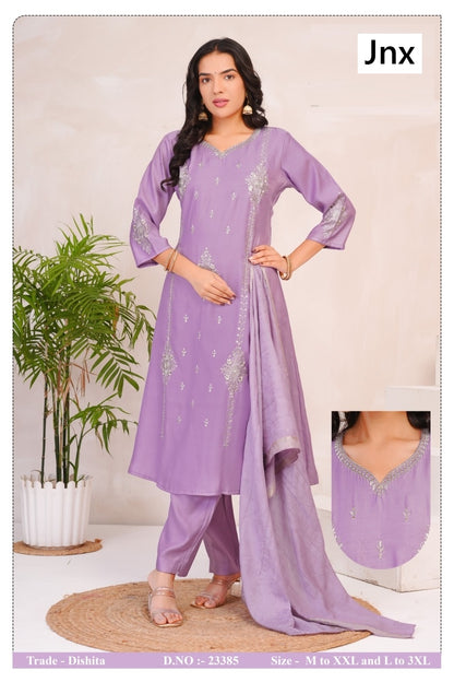 Dishita Jnx Readymade Pant Style Suits Manufacturer India