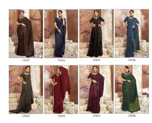 Dishu Vol 2 Vallabhi Prints Georgette Sarees Supplier India