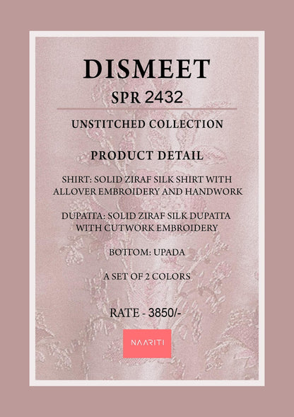 Dismeet Naariti Silk Pant Style Suits Wholesale