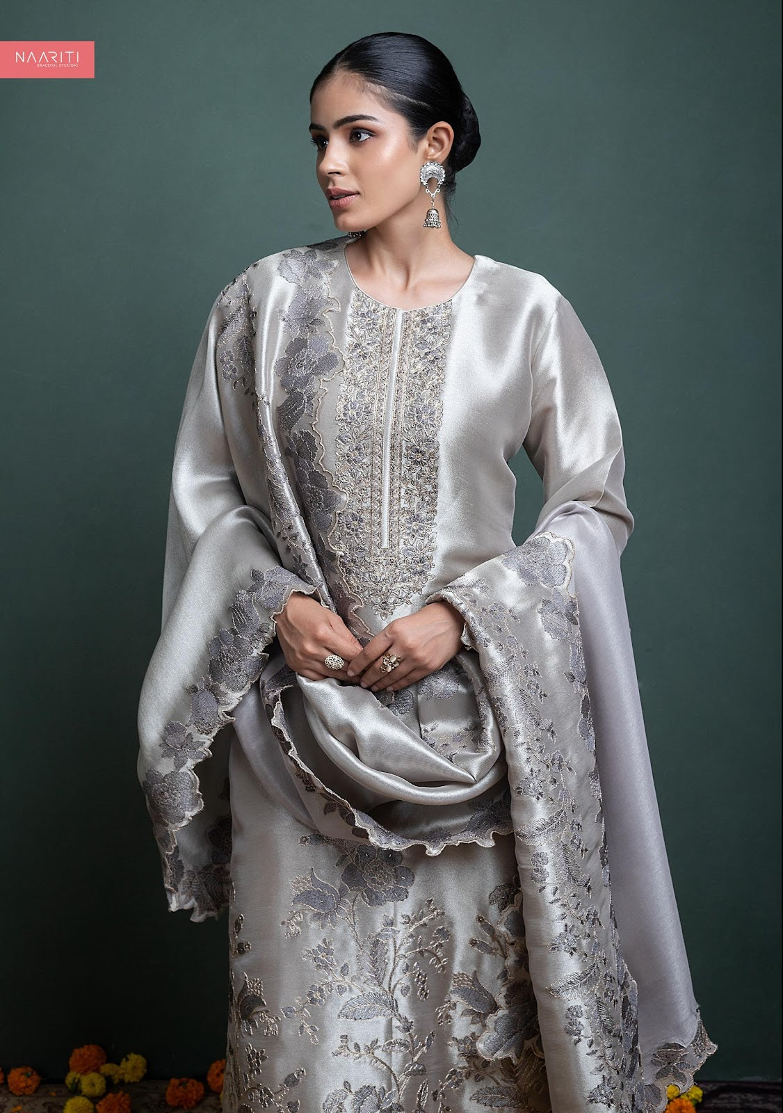 Dismeet Naariti Silk Pant Style Suits Wholesale