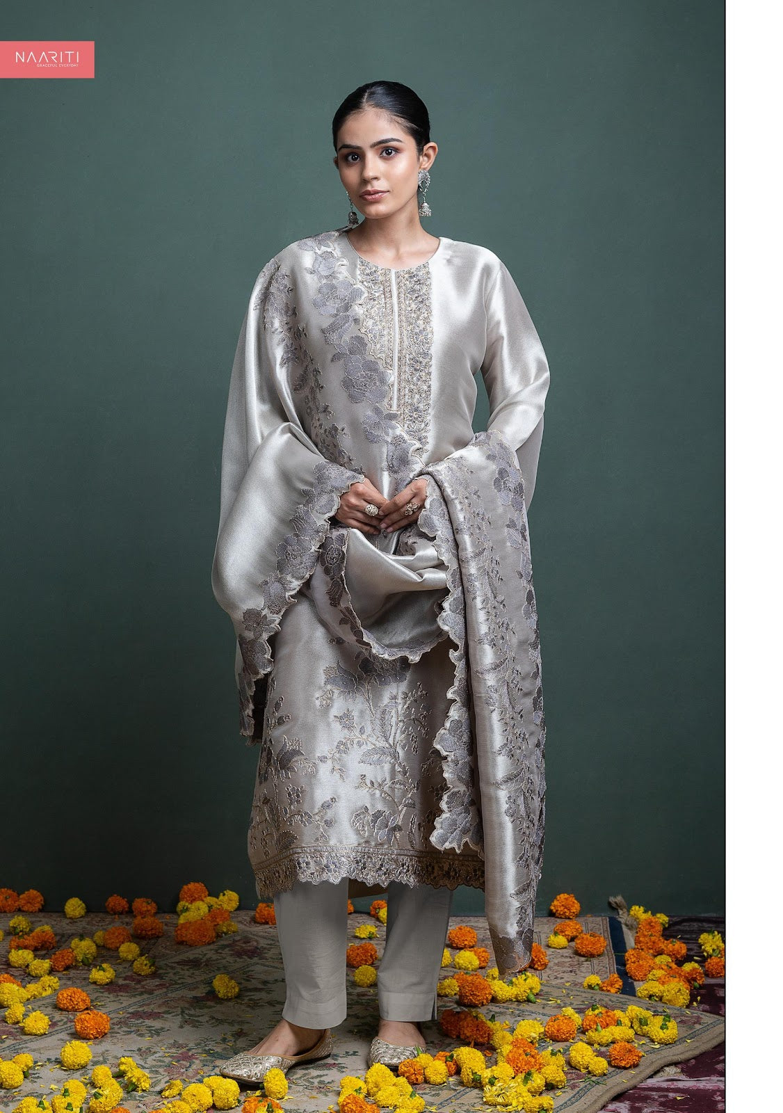 Dismeet Naariti Silk Pant Style Suits Wholesale