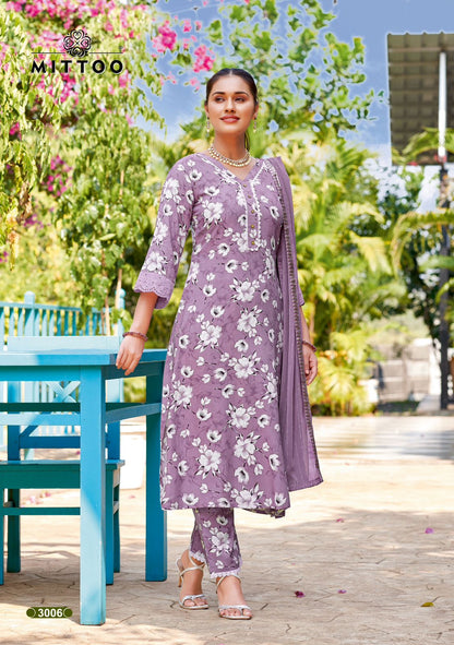 Disney Mittoo Rayon Readymade Pant Style Suits Wholesaler
