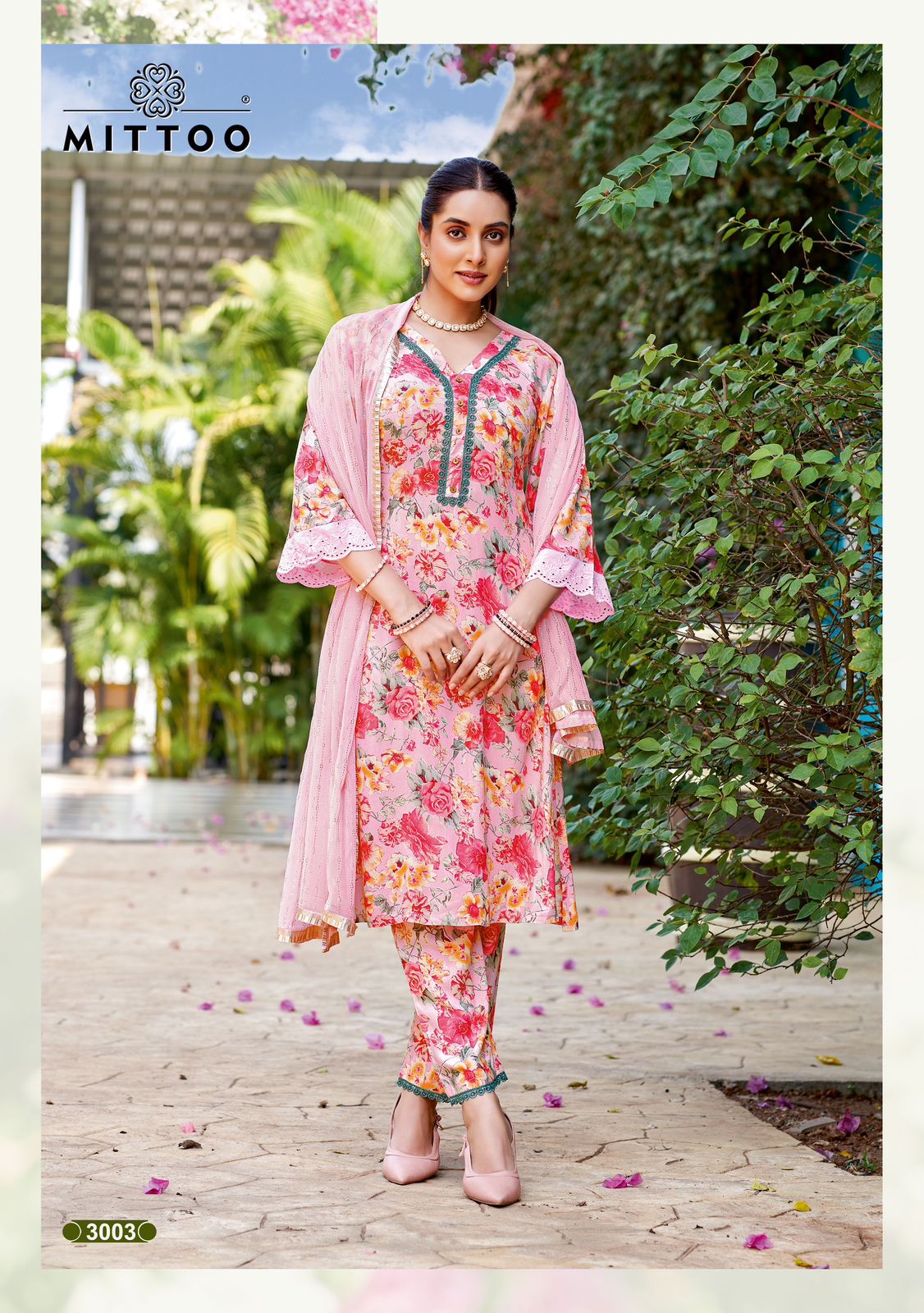 Disney Mittoo Rayon Readymade Pant Style Suits Wholesaler