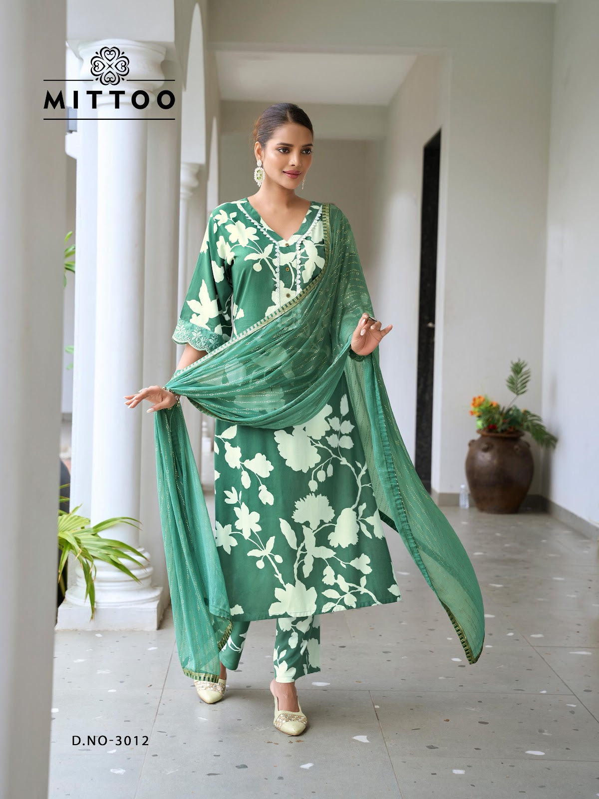 Disney Vol 2 Mittoo Rayon Readymade Pant Style Suits Wholesaler Gujarat