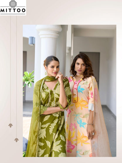 Disney Vol 2 Mittoo Rayon Readymade Pant Style Suits Wholesaler Gujarat