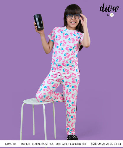 Diva 10 Jackey N Mickey Imported Girls Co Ord Set Wholesaler Ahmedabad