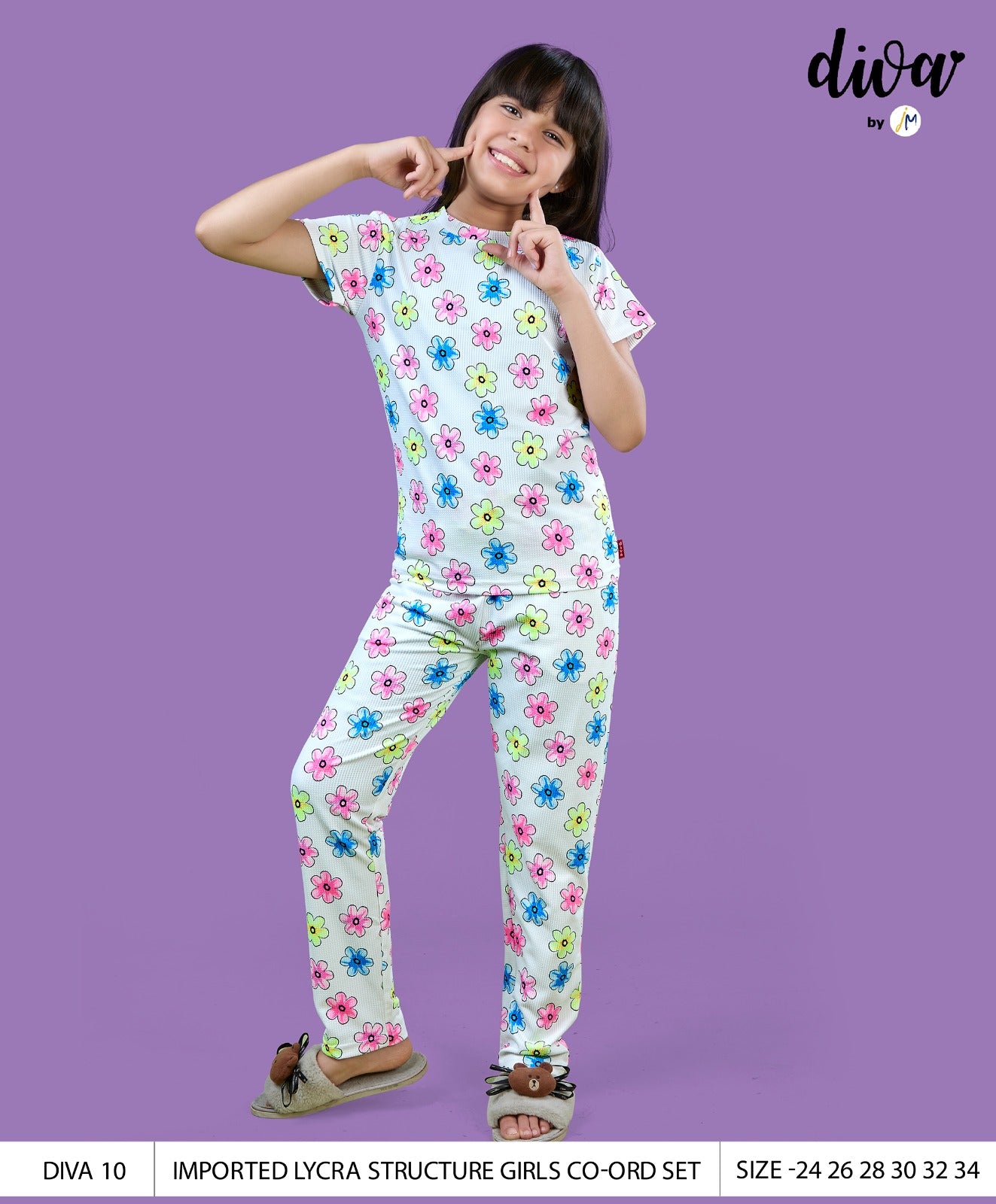 Diva 10 Jackey N Mickey Imported Girls Co Ord Set Wholesaler Ahmedabad