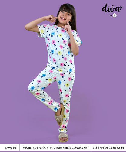 Diva 10 Jackey N Mickey Imported Girls Co Ord Set Wholesaler Ahmedabad