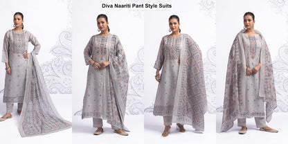 Diva Naariti Linen Pant Style Suits Wholesaler Gujarat