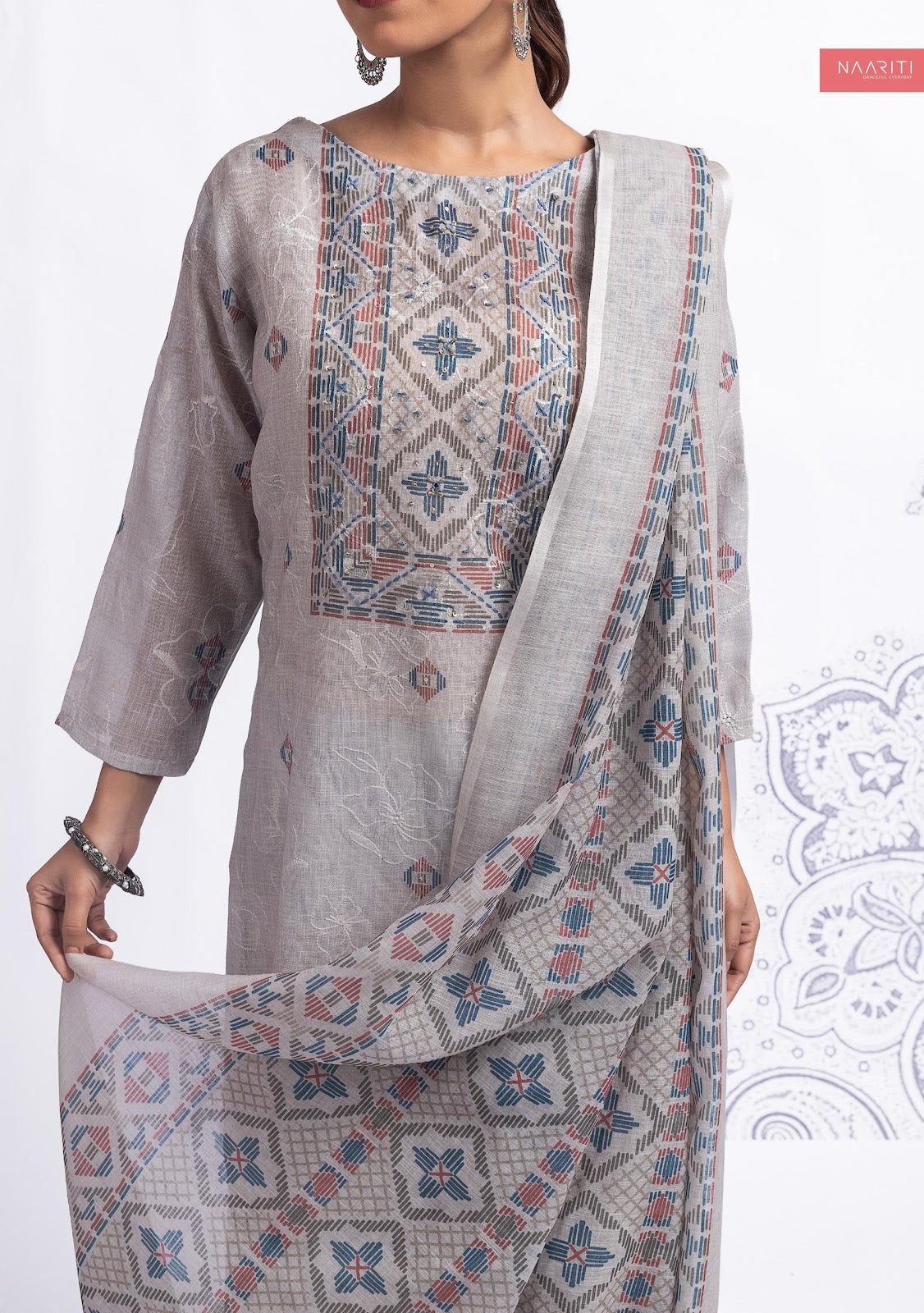 Diva Naariti Linen Pant Style Suits Wholesaler Gujarat
