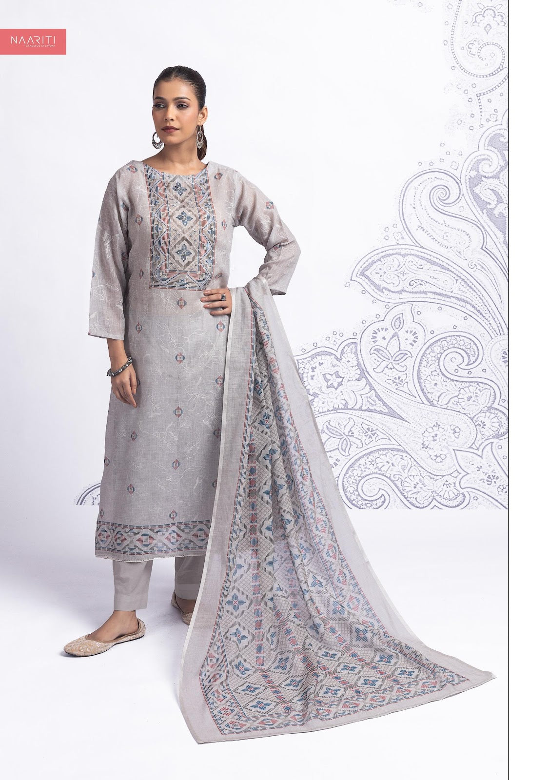 Diva Naariti Linen Pant Style Suits Wholesaler Gujarat