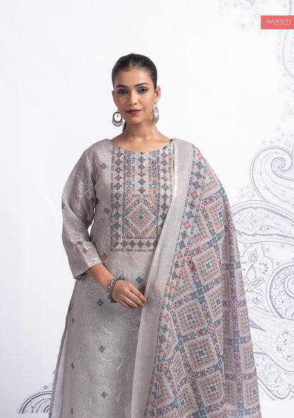 Diva Naariti Linen Pant Style Suits Wholesaler Gujarat