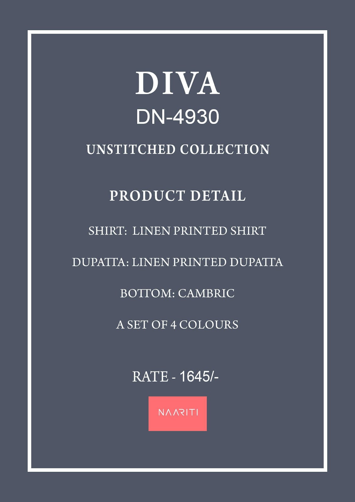Diva Naariti Linen Pant Style Suits Wholesaler Gujarat