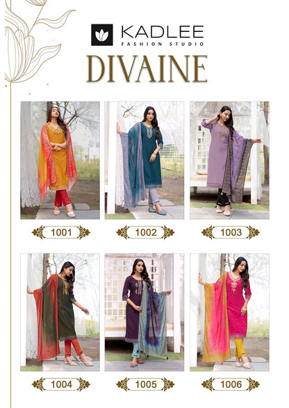Divaine Kadlee Vetican Readymade Suits Wholesale Rate