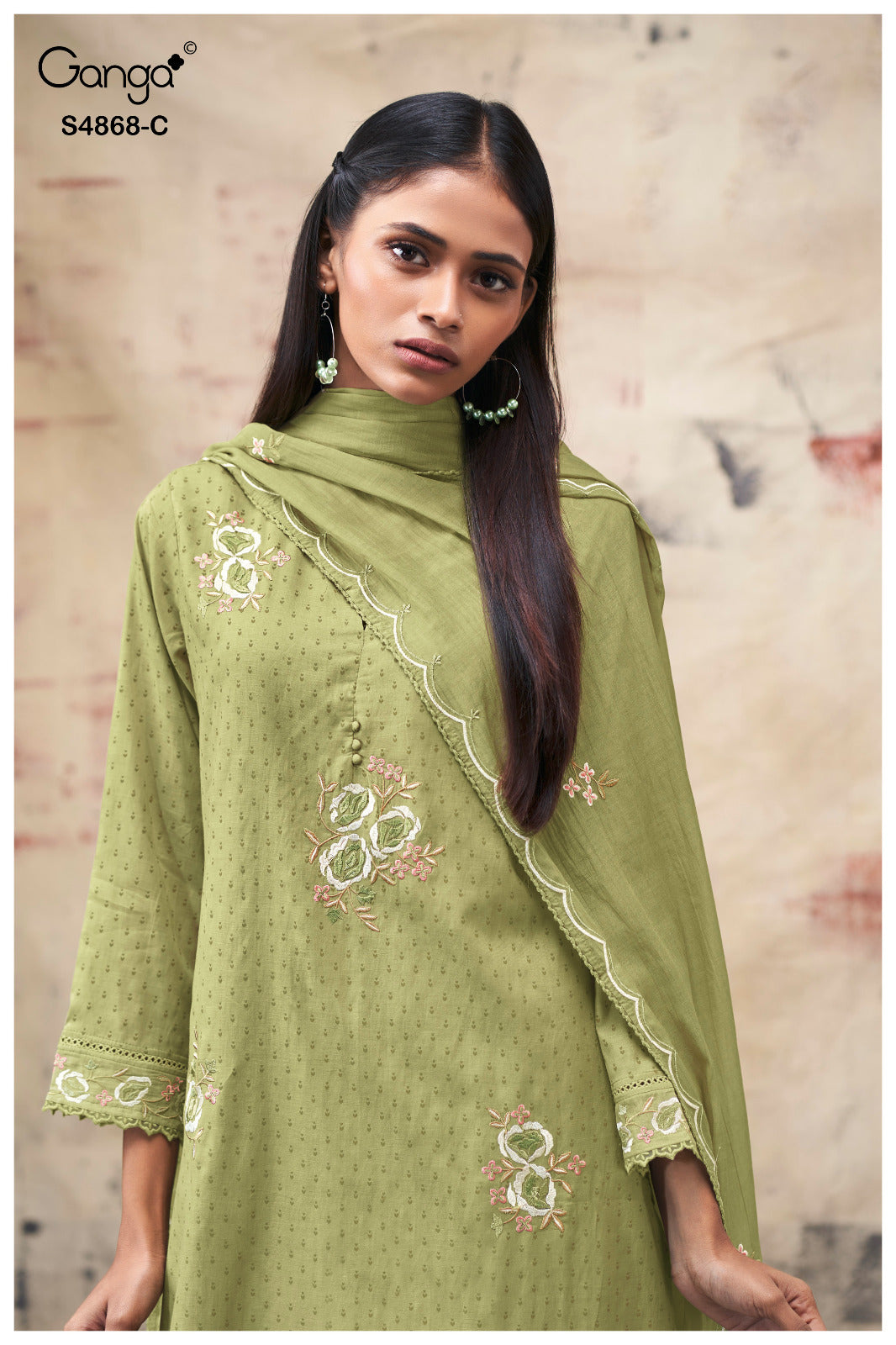 Divanshi S4868 Ganga Bemberg Plazzo Style Suits Wholesaler Gujarat