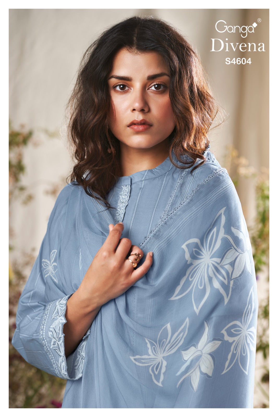Divena 4604 Ganga Cotton Pant Style Suits Exporter Ahmedabad