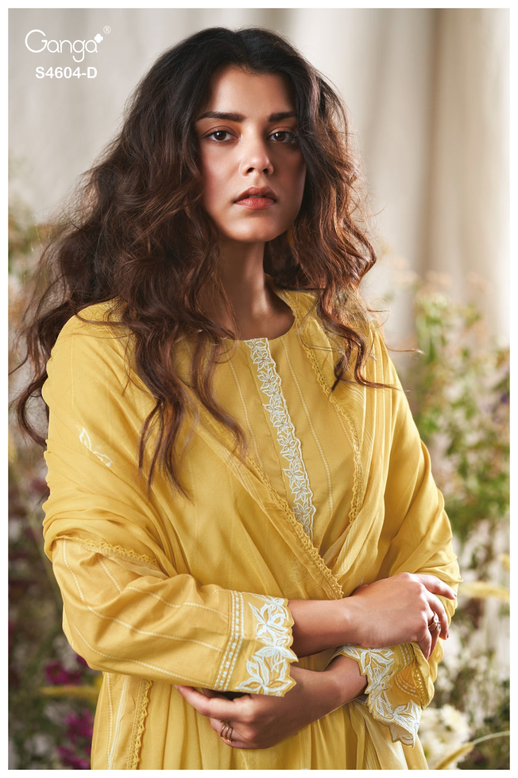 Divena 4604 Ganga Cotton Pant Style Suits Exporter Ahmedabad