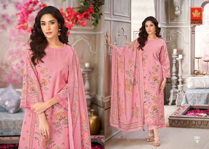 Divine Bloom Vol 2 Karachi Prints Pure Linen Pant Style Suits Manufacturer Ahmedabad