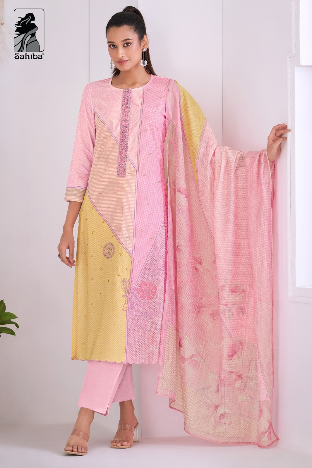 Divisa Sahiba Pure Cotton Pant Style Suits Exporter India