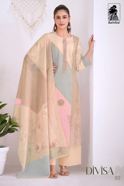 Divisa Sahiba Pure Cotton Pant Style Suits Exporter India