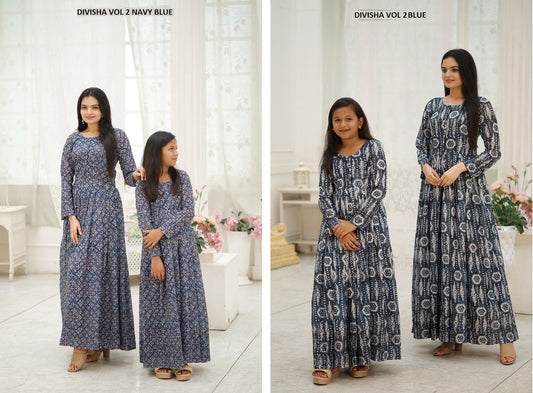 Divisha Vol 2 Aayaa Faux Georgette Girls Gown Manufacturer