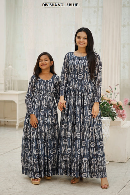 Divisha Vol 2 Aayaa Faux Georgette Girls Gown Manufacturer