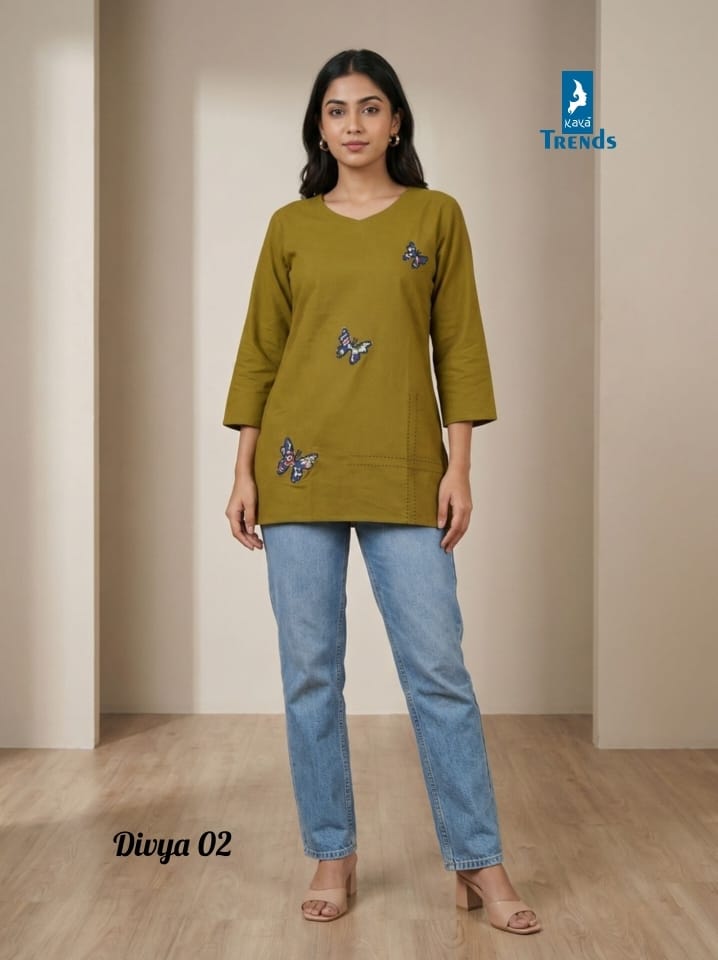 Divya Kaya Trends Cotton Fancy Tops Manufacturer Ahmedabad