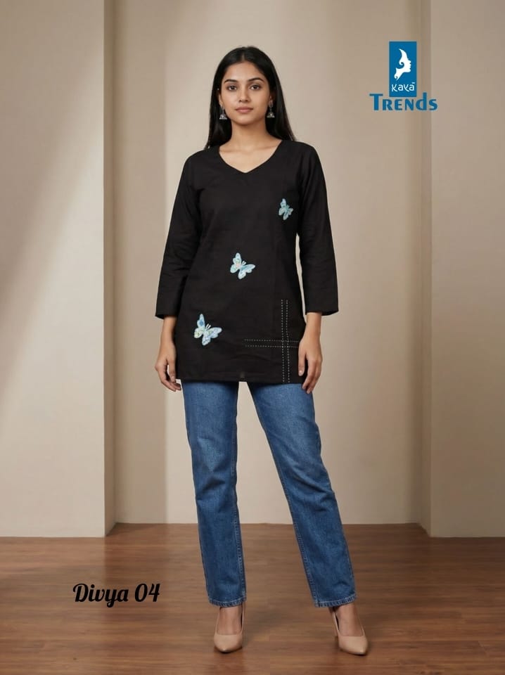 Divya Kaya Trends Cotton Fancy Tops Manufacturer Ahmedabad