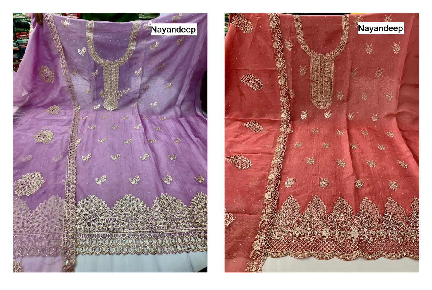 Divya Nayandeep Silk Salwar Suits Manufacturer India