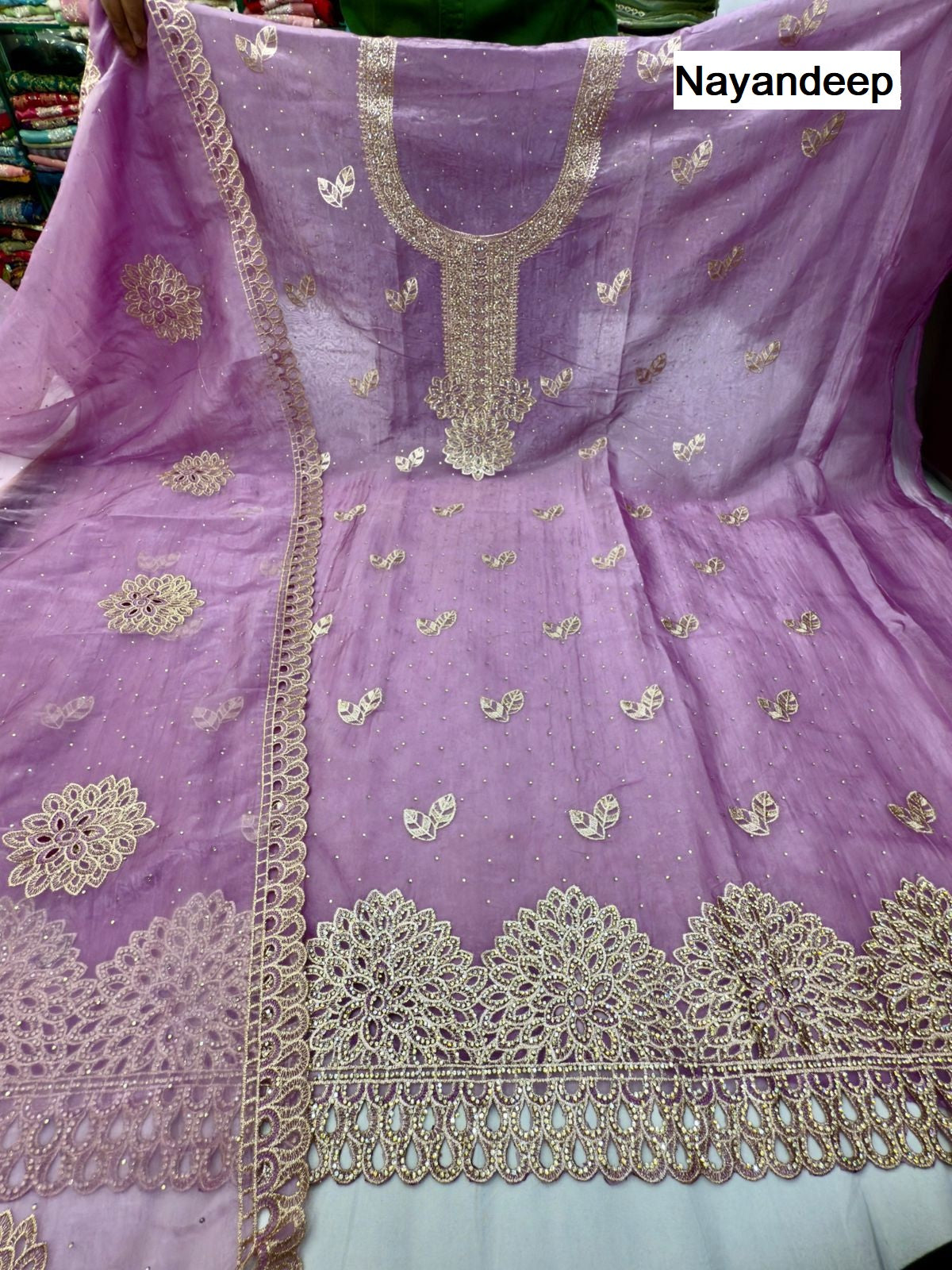 Divya Nayandeep Silk Salwar Suits Manufacturer India