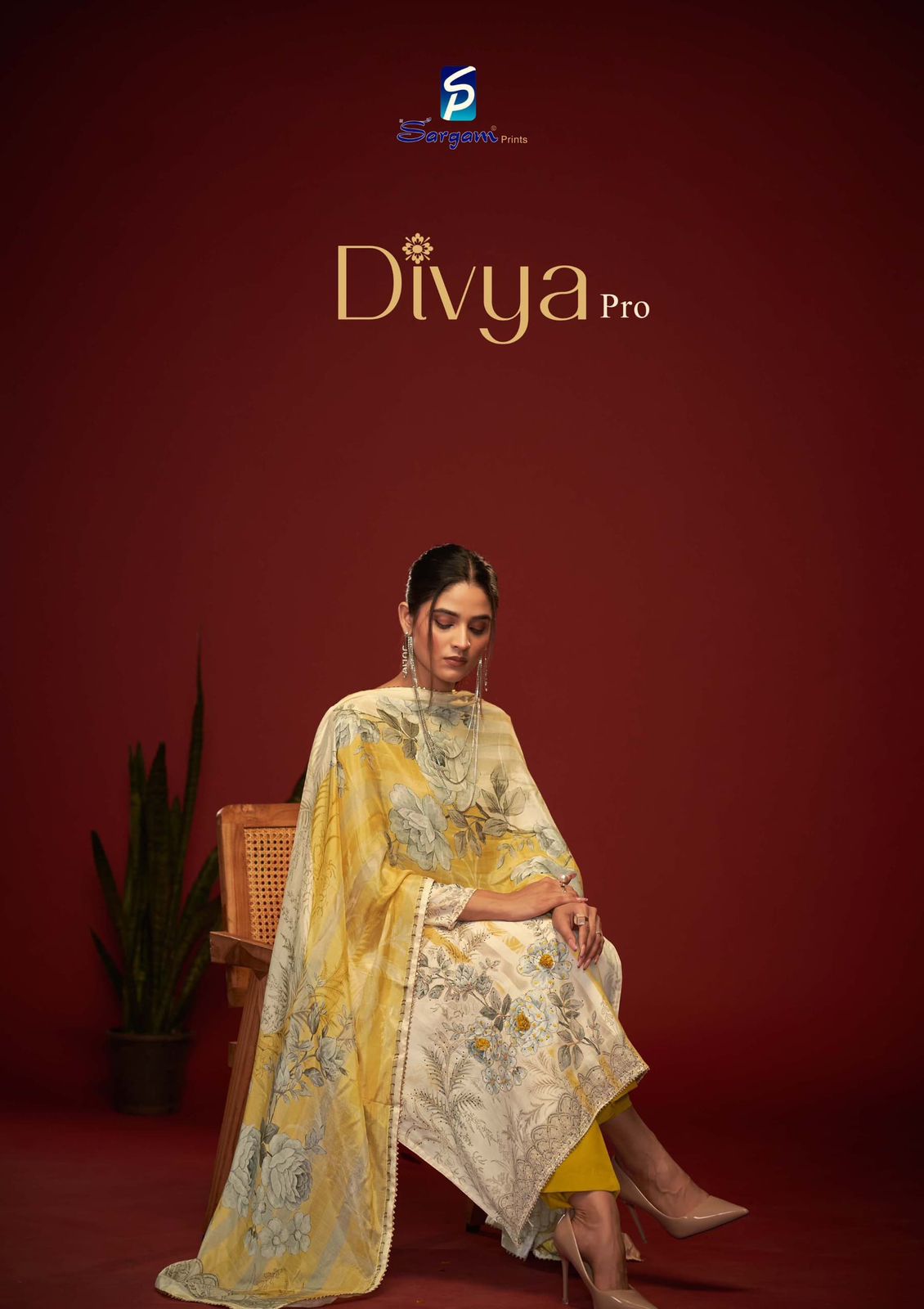 Divya Pro Sargam Prints Viscose Muslin Pant Style Suits Wholesaler India