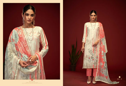 Divya Pro Sargam Prints Viscose Muslin Pant Style Suits Wholesaler India