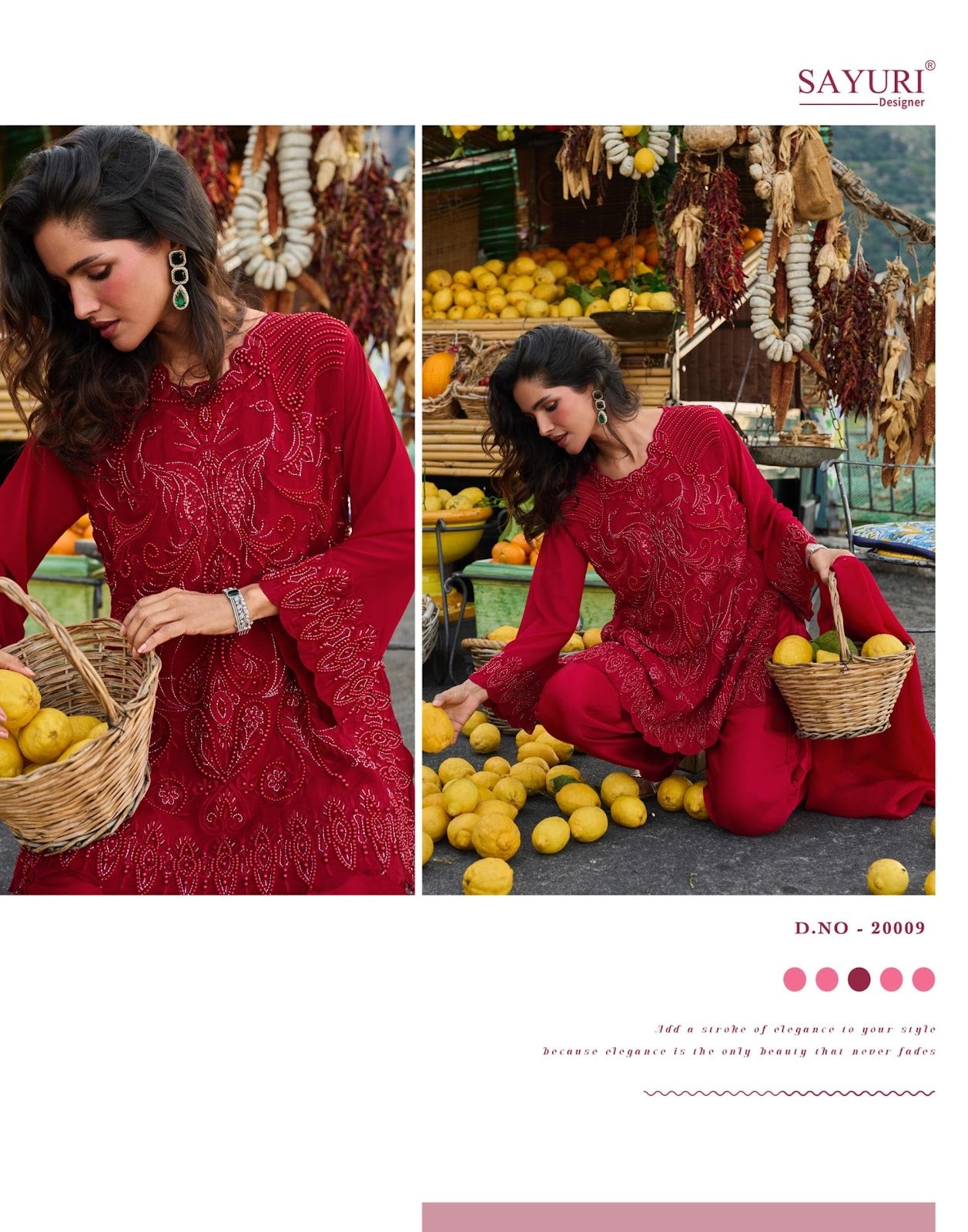 Divya Sayuri Georgette Readymade Suits Manufacturer Gujarat