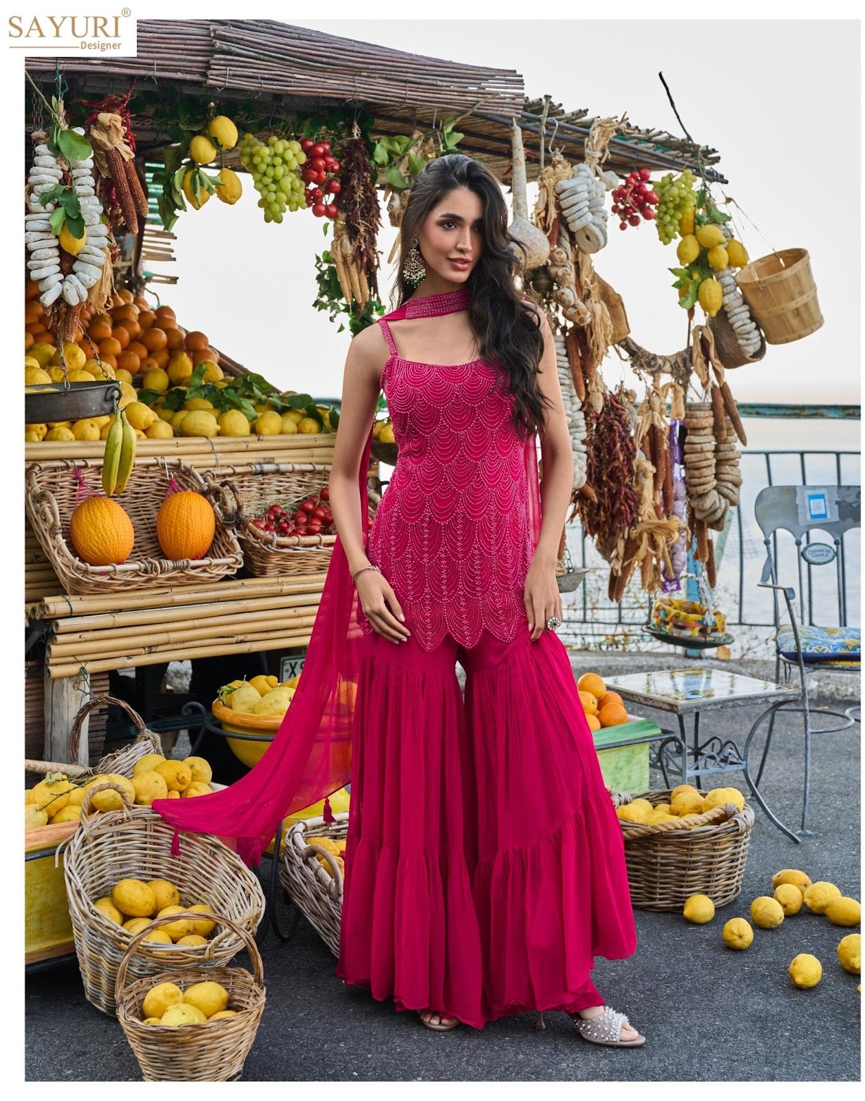 Divya Sayuri Georgette Readymade Suits Manufacturer Gujarat