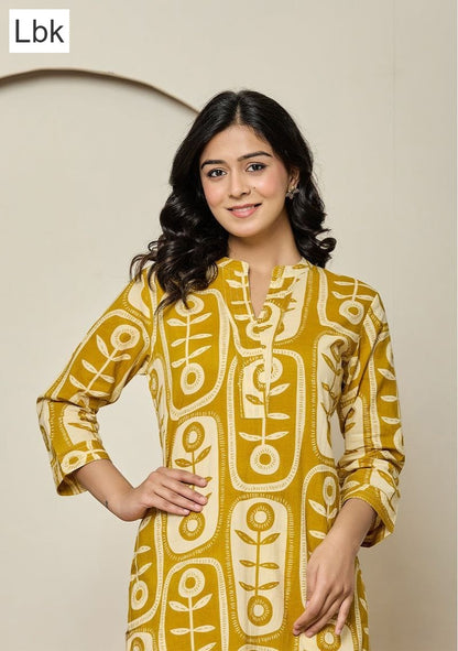 Divya Vol 2 Lbk Rayon Kurti Plazzo Set Supplier Ahmedabad