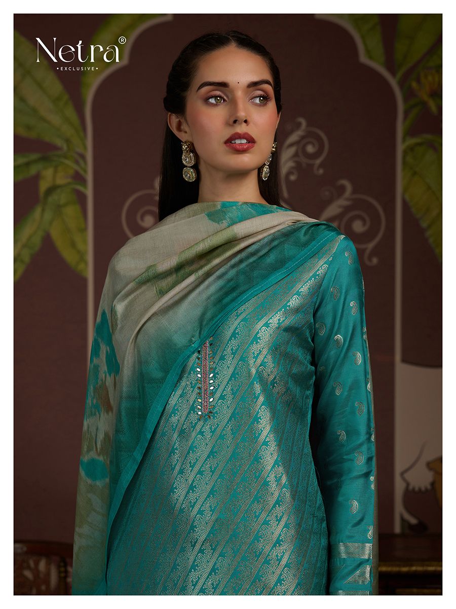 Divya Vol 2 Netra Muslin Pant Style Suits Supplier India