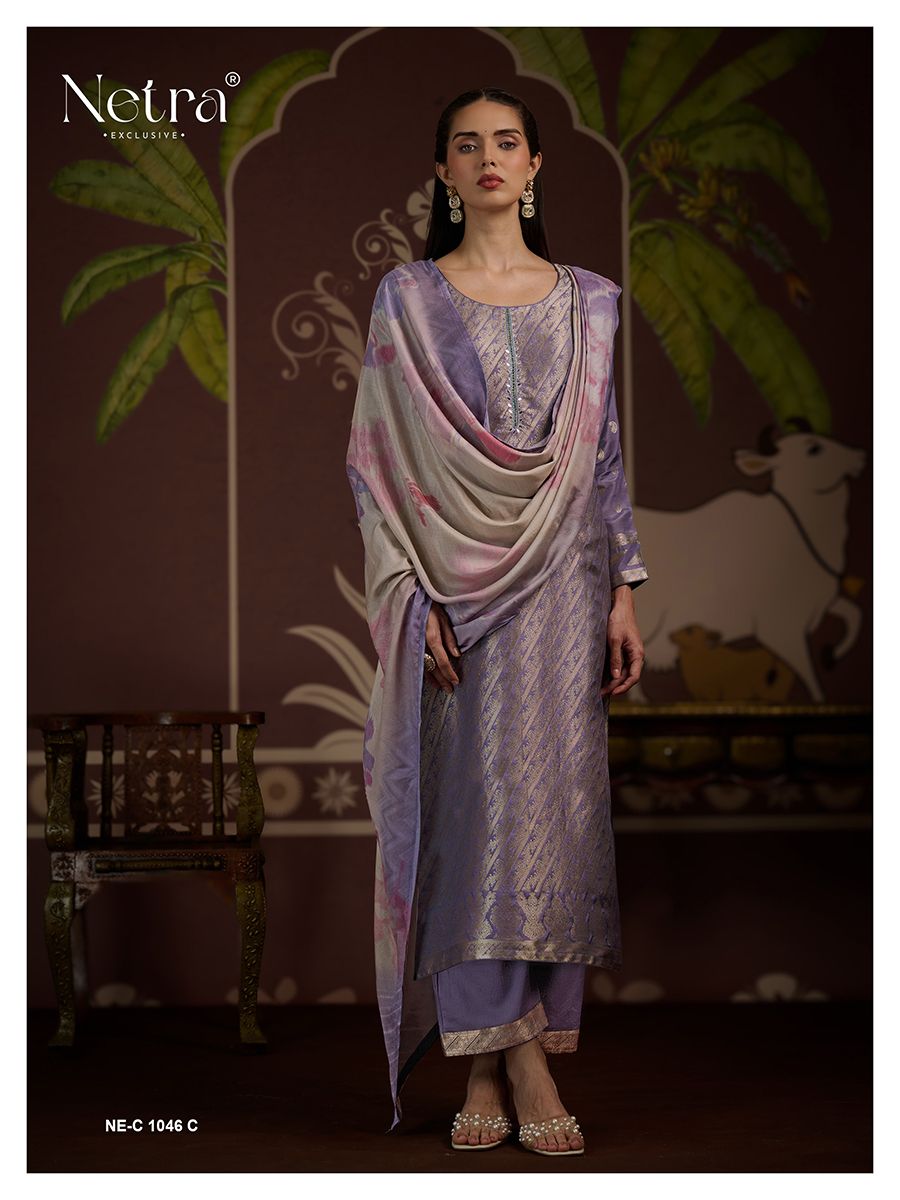 Divya Vol 2 Netra Muslin Pant Style Suits Supplier India