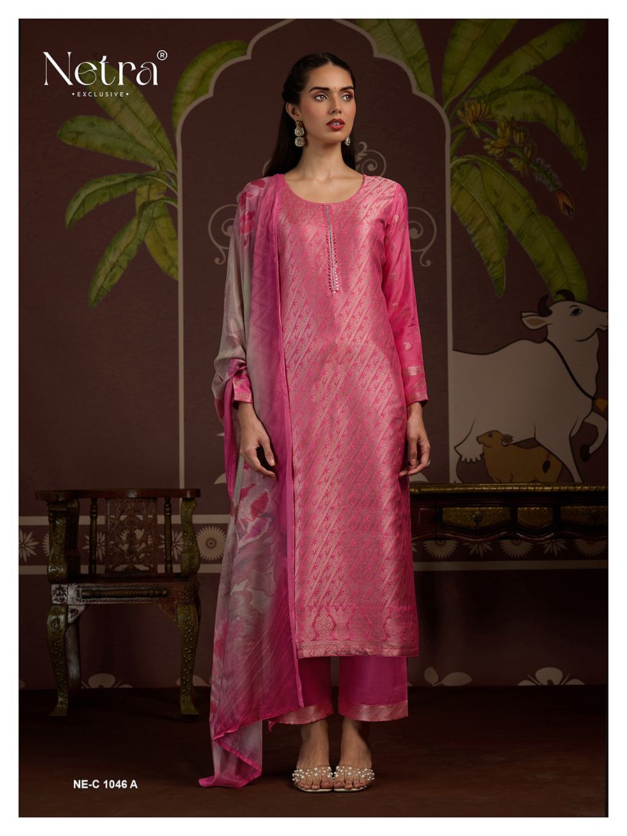 Divya Vol 2 Netra Muslin Pant Style Suits Supplier India