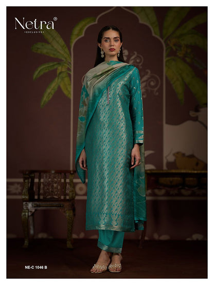 Divya Vol 2 Netra Muslin Pant Style Suits Supplier India