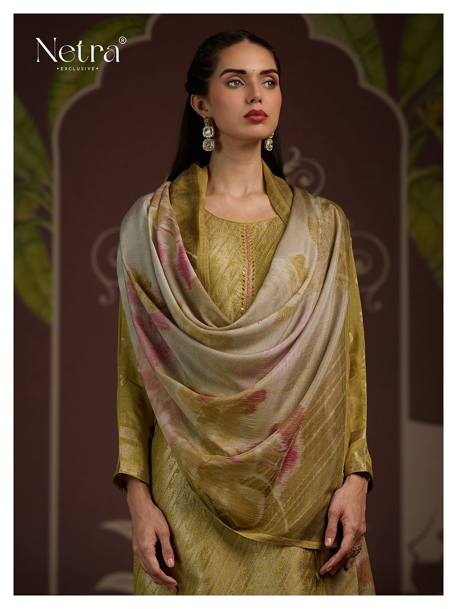 Divya Vol 2 Netra Muslin Pant Style Suits Supplier India